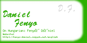 daniel fenyo business card